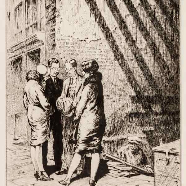 "The Boyfriends" by Martin Lewis, Image 1.