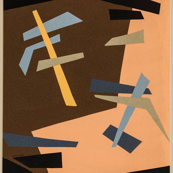 Untitled Collage by Roger Hoffman Selchow, Image 1.