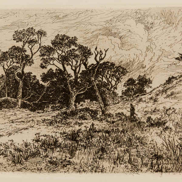 “Hunting Berkshires” by Thomas Moran, Image 1.