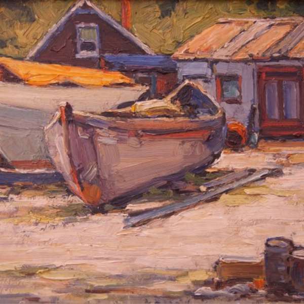 The Boatyard by Walter Farndon, Image 1.