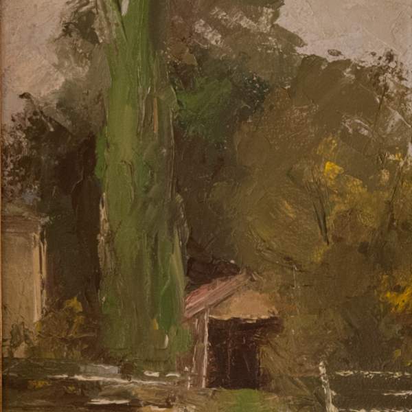 “The Poplar” by William Langson Lathrop, Image 1.
