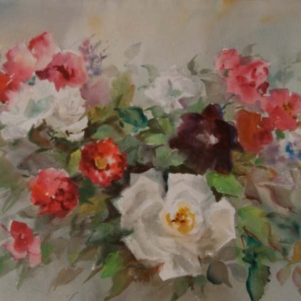 Floral Still Life by Barbara Vassilieff, Image 2.