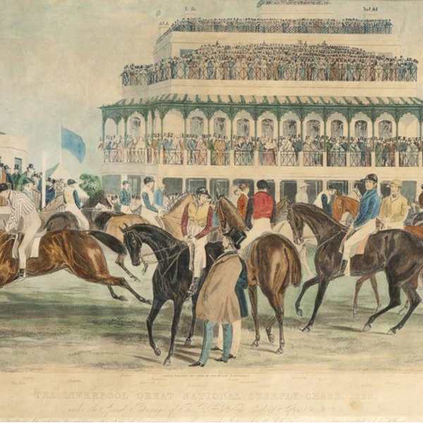 The Liverpool Great National Steeple Chase Plate 1 by John Harris, Image 1.