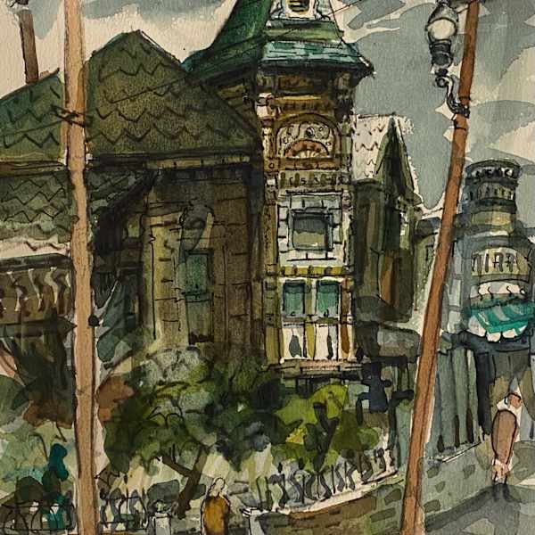 Street Corner by Marjorie Stevens, Image 1.
