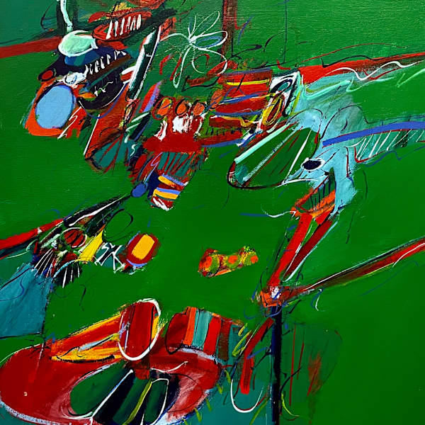 Green Interior #1 by Peter Hill, Image 1.
