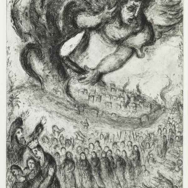 Jerusalem Taken by Nebuchadnezzar by Marc Chagall, Image 1.