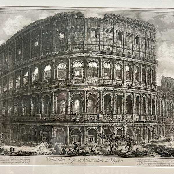 Veduta d'ell Anfiteatro Flavio, Detto II by Giovanni Battista Piranesi, Image 1.