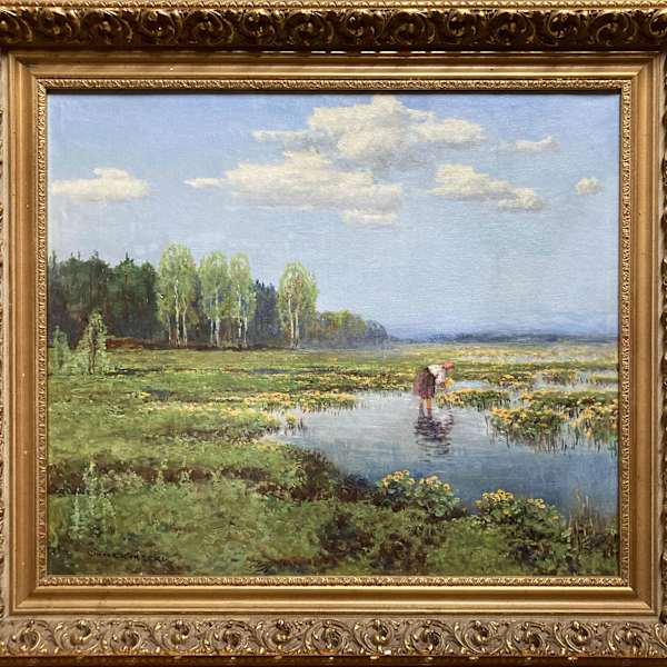 Picking Flowers in the Marsh by Wictor Korecki, Image 1.