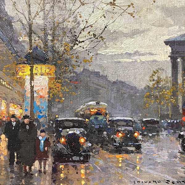 Paris Street by Edouard Léon Cortès (1882–1969), Image 1.