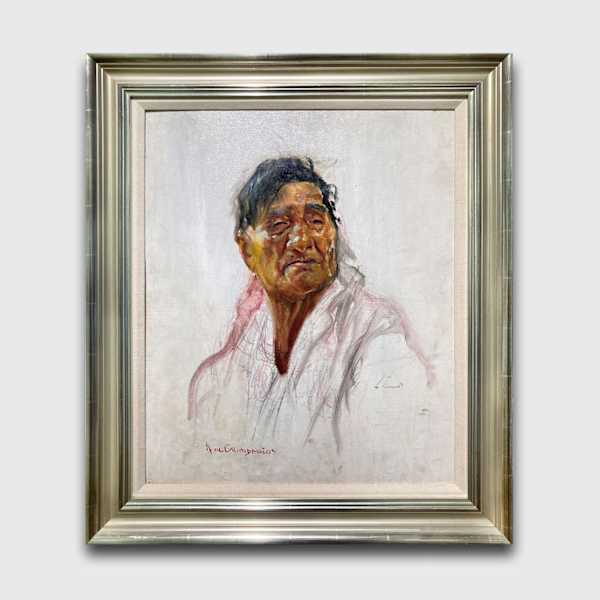 Portrait of a Chief by N. Raphael de Grandmaison (1892 -1978), Image 7.