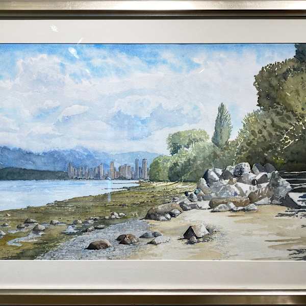 The Beach Below Point Grey Road by Michael Kluckner, Image 1.