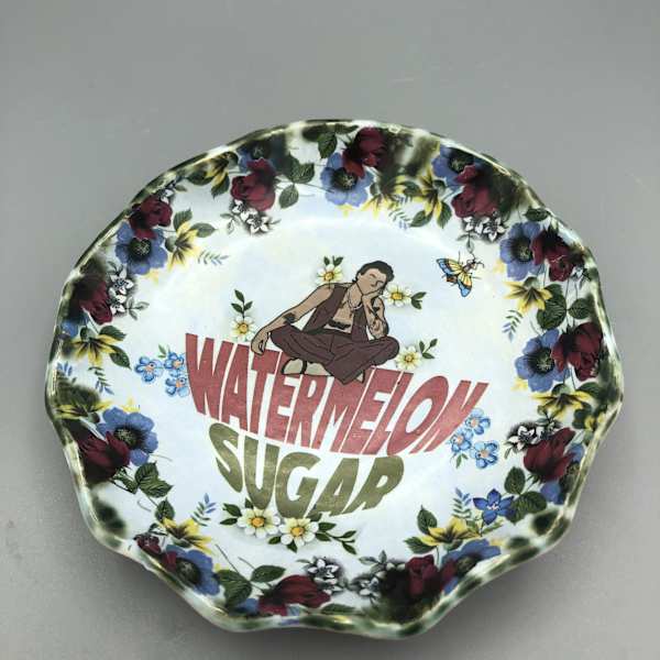 Watermelon Sugar (Harry Styles) Small Plate by Larry Buller, Image 2.
