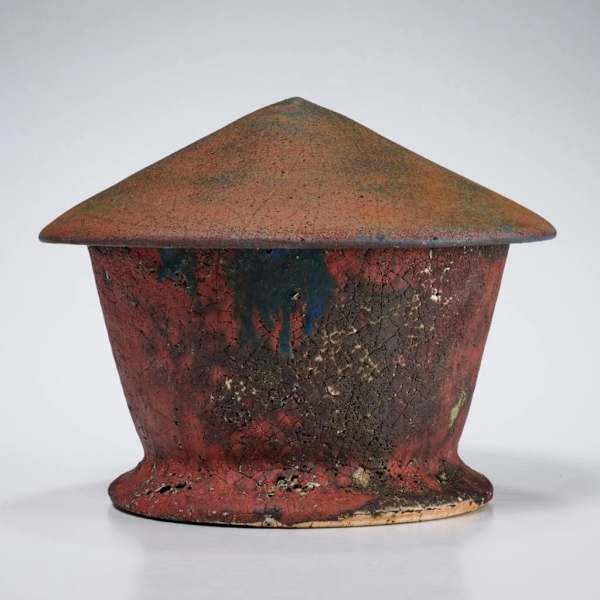 Lidded Water Tower Vessel by Dan Anderson, Image 1.