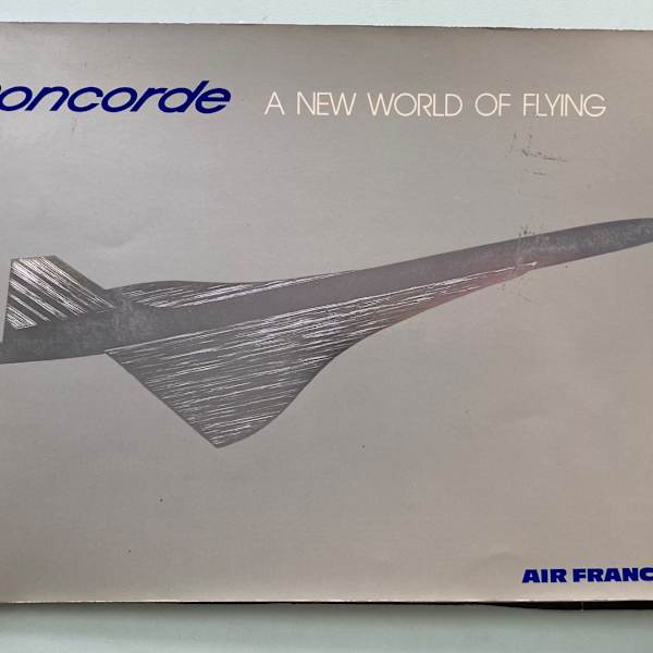 Concorde: A New World of Flying booklet by Air France, Image 1.