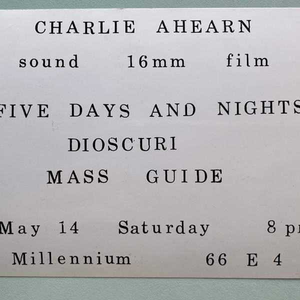Charlie Ahearn card by Millennium, Image 1.