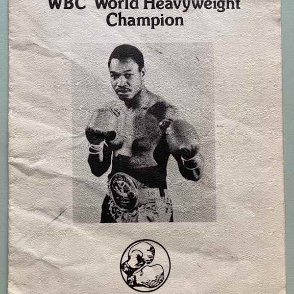Larry Holmes brochure by Holmes Enterprises, Image 1.