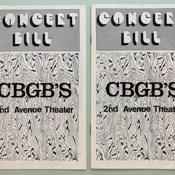 CBGB's 2nd Avenue Theater concert bills by CBGB, Image 1.