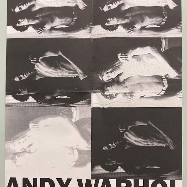 Andy Warhol Stitched Photographs mini poster by Paul Kasmin Gallery, Image 1.