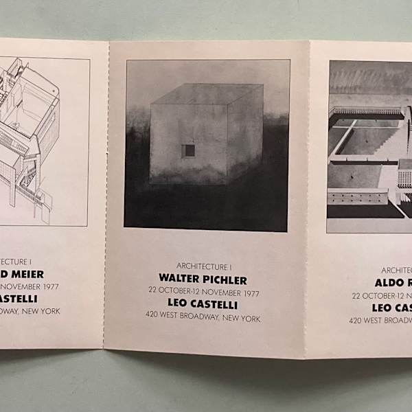 Architecture I by Leo Castelli Gallery, Image 1.