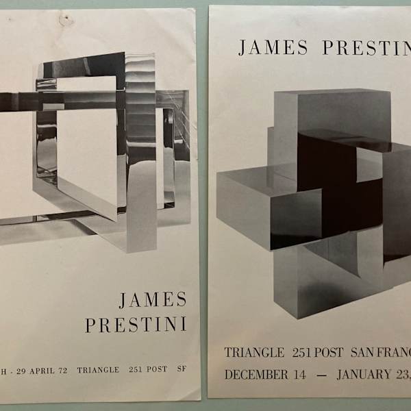 exhibition cards by James Prestini, Image 1.