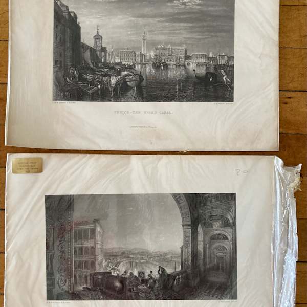 Venice prints by JMW Turner, Image 1.