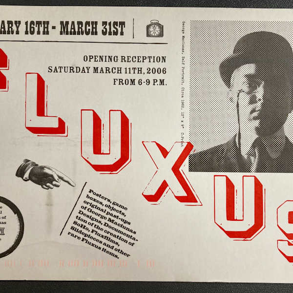 Fluxus show card by Fluxus, Image 1.