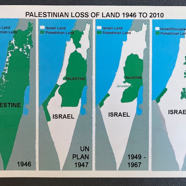 Palestinian Loss of Land 1946-2010 by People's Voice, Image 1.