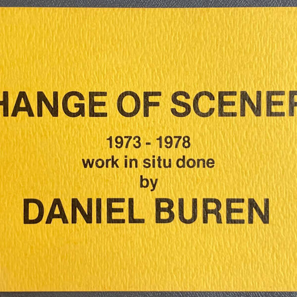 Change of Scenery 1973-1978 by Daniel Buren, Image 1.