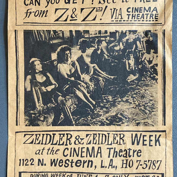 The Balcony ad by Zeidler & Zeidler, Image 1.