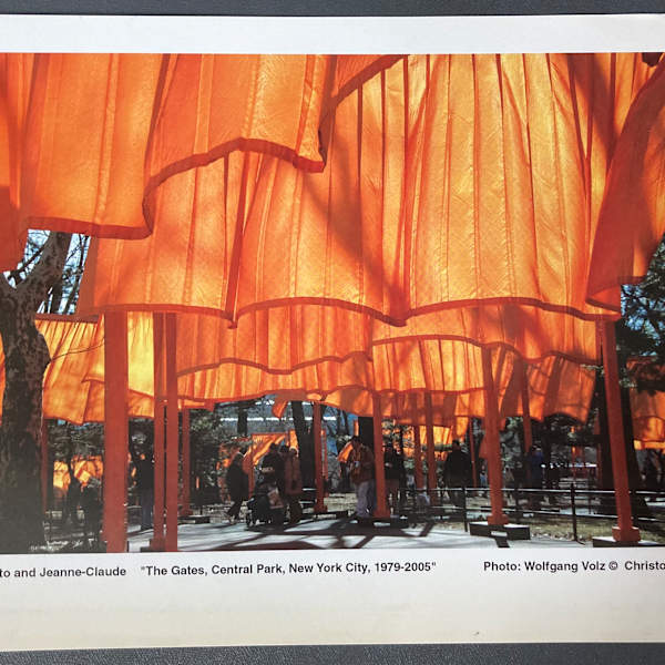 "The Gates, Central Park. New York City, 1979-2005" Photographs by Christo and Jeanne-Claude, Image 1.