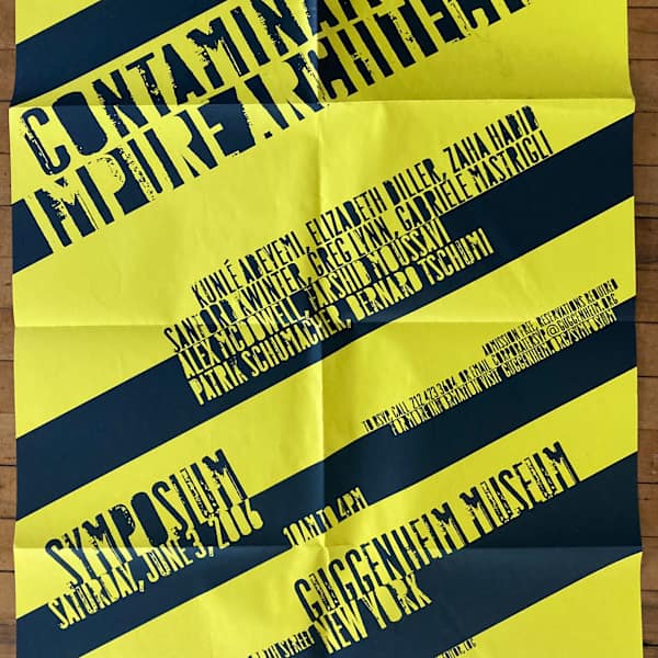 Contamination: Impure Architecture poster by Guggenheim Museum, Image 1.