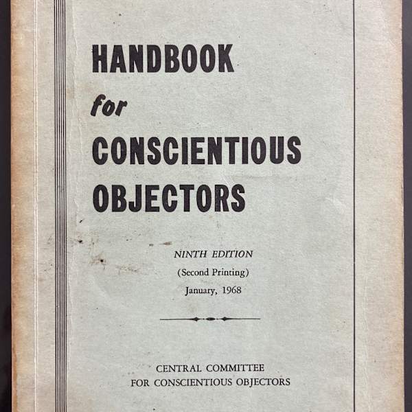 Handbook for Conscientious Objectors by Central Committee for Conscientious Objectors, Image 1.