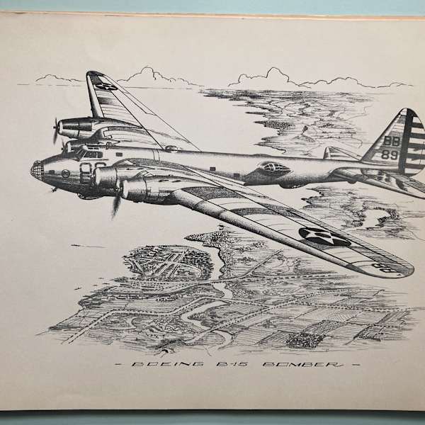 U.S. Army Aircraft: A Sketch Series of Craft Art Company (15 prints) by Craft Art Company, Image 1.