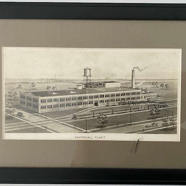 Marshall Plant by Detroit Bird's Eye View Co., Image 1.