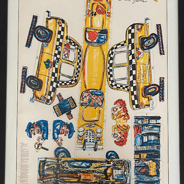 Ruckus Taxi by Red Grooms, Image 1.