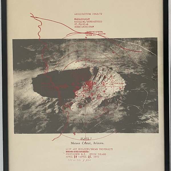 Architecture 1962–72, List Art Building/Brown University, April 11–April 15, 1972 by Adolfo Natalini, Image 1.