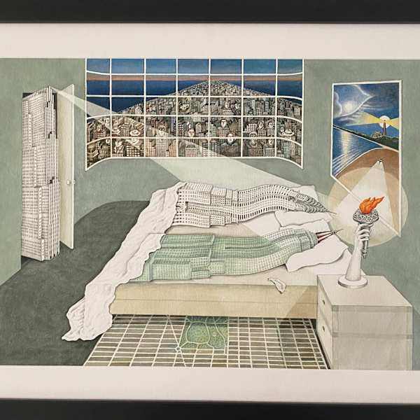 Flagrant Délit, Artist's Revision, 1985 by Madelon Vriesendorp, Image 2.