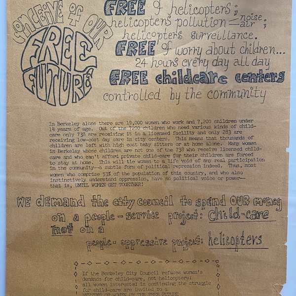 Women of the Free Future flyer by Women of the Free Future, Image 1.