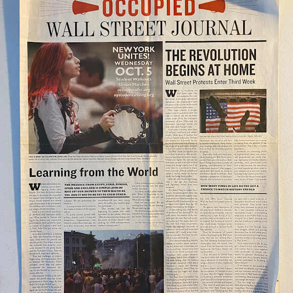 Occupied Wall Street Journal by Occupied Wall Street Journal, Image 1.
