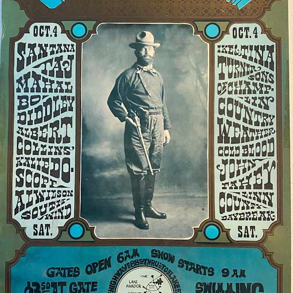 Gold Rush Festival poster by Robert Strand, Image 1.