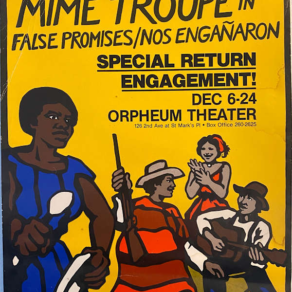The San Francisco Mime Troupe in False Promises by Jane Norling, Image 2.