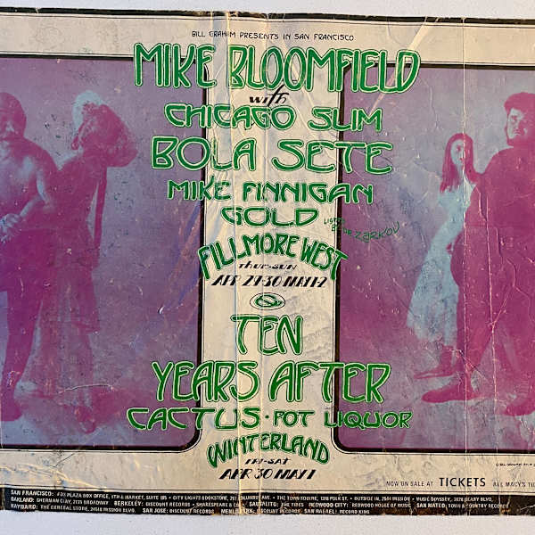 Bill Graham presents in San Francisco: Mike Bloomfield... by E. Tuten, Image 1.