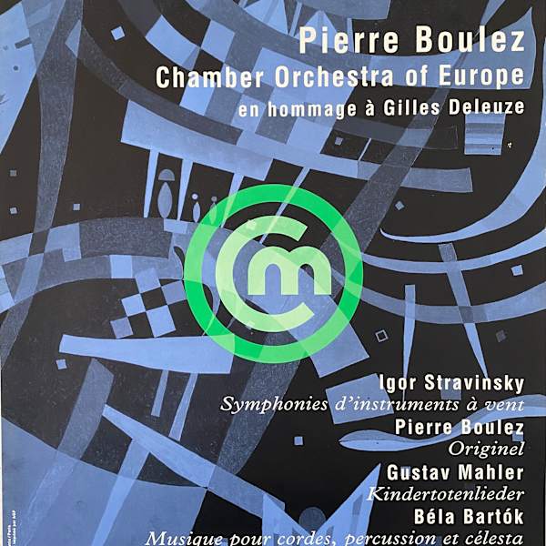 Pierre Boulez Chamber Orchestra of Europe en hommage à Gilles Deleuze by Chamber Orchestra of Europe, Image 1.