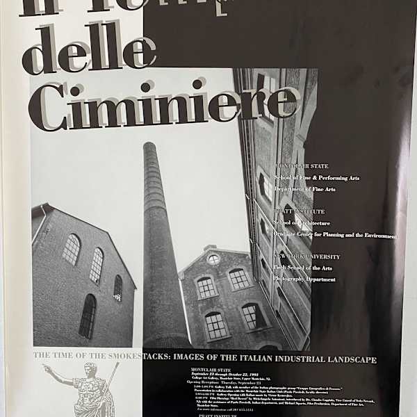 ll Tempo delle Ciminiere Exhibition Poster by John Luttropp, Image 1.