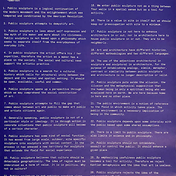 Manifesto: Public Sculpture in the Context of American Democracy by Siah Armajani, Image 2.