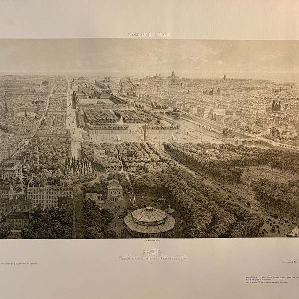 Paris, Vue prise au dessus du Rond-Point des Champs Elysees by A. Hauser, Image 1.
