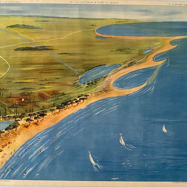 La côte basse à plage et lagune / Le marais salant by Raylambert, Image 2.
