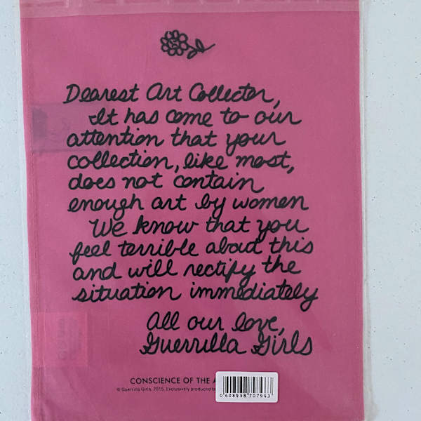 Dearest Art Collector by Guerrilla Girls, Image 2.