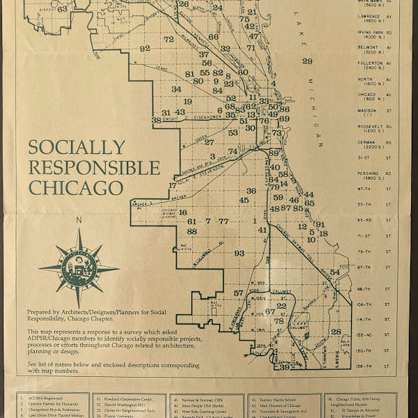 Socially Responsible Chicago by Architects/Designers/Planners for Social Responsibility, Chicago Chapter, Image 1.