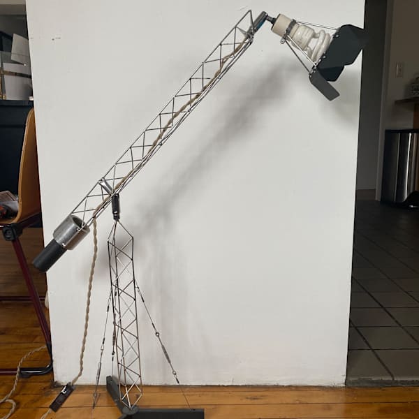 Crane Lamp by Curtis Jeré, Image 1.